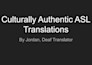 translate your book, document, or content to american sign language asl